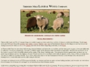 Website Snapshot of Thirteen Mile Lamb & Wool Co.