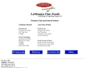 Website Snapshot of Cape May Foods, LLC DBA LaMonica Fine Foods