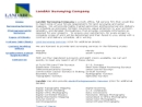 Website Snapshot of Land & Air Surveying