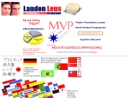 Website Snapshot of Landon Lens Mfg. Corp.