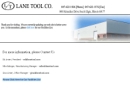 Website Snapshot of Lane Tool & Mfg. Co.