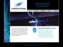 Website Snapshot of Laser Access