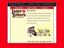 Website Snapshot of Laser Letters, Inc.