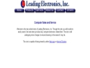 Website Snapshot of LEADING ELECTRONICS INC