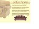 Website Snapshot of Leather Designs Of Fine Furniture