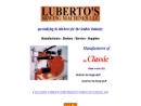Website Snapshot of Luberto's Sewing Machines, LLC