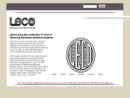 Website Snapshot of Leco Inc