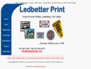 Website Snapshot of Ledbetter Screen Process Printing Co.