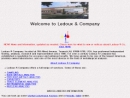 Website Snapshot of LEDOUX & CO INC