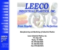 Website Snapshot of Leeco Industrial Plastics, Inc.