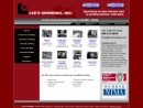 Website Snapshot of Lee's Grinding, Inc.