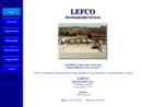 Website Snapshot of Lefco Environmental