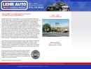 Website Snapshot of Lehr Auto Electric, Inc.