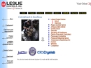 Website Snapshot of Leslie Controls, Inc., C.P.C. Cryolab