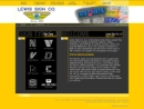 Website Snapshot of Lewis Sign Co., LLC