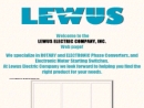 Website Snapshot of Lewus Electric Co., Inc.