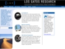 Website Snapshot of LOS GATOS RESEARCH