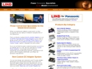 Website Snapshot of Lind Electronics
