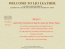 Website Snapshot of L J O Leather