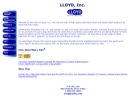 Website Snapshot of Lloyd, Inc.