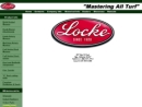 Website Snapshot of Locke Turf