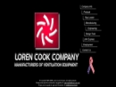 Website Snapshot of Cook Co., Loren