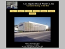 Website Snapshot of Los Angeles Dye & Wash Co.