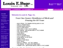 Website Snapshot of LOUIS E PAGE INC