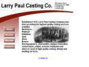 Website Snapshot of Paul Casting Co., Inc., Larry