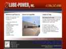 Website Snapshot of Lube Power, Inc.
