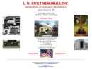 Website Snapshot of Stolz Memorials, Inc., L. W.