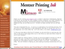 Website Snapshot of MENTZER PRINTING INC