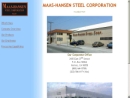 Website Snapshot of Maas-Hansen Steel Corp.