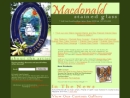 Website Snapshot of MacDonald Stained Glass, Richard