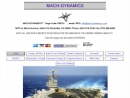 Website Snapshot of Mach-Dynamics
