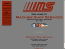 Website Snapshot of Machine Shop Services