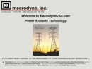 Website Snapshot of Macrodyne, Inc.