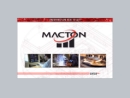 Website Snapshot of Macton Corporation