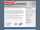 Website Snapshot of Macy Industries, Inc.