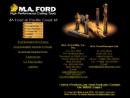 Website Snapshot of Ford Mfg. Co., Inc., M. A.