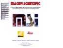 Website Snapshot of MAGER SCIENTIFIC INC