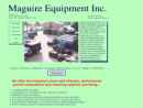 Website Snapshot of Maguire Equipment Inc