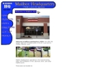 Website Snapshot of Mailbox Headquarters