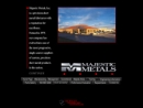Website Snapshot of Majestic Metals, Inc.
