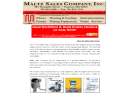 Website Snapshot of Maltz Sales Company