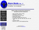 Website Snapshot of Mann Made Inc. Ii