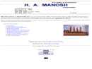 Website Snapshot of Manosh, H.A. & Corp.