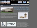 Website Snapshot of Mansfield Screw Machine Products