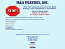 Website Snapshot of M & A Plastics, Inc.