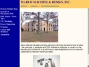 Website Snapshot of Marco Machine & Design, Inc.